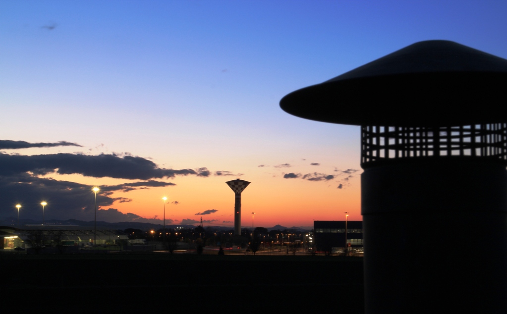 tramonto industriale