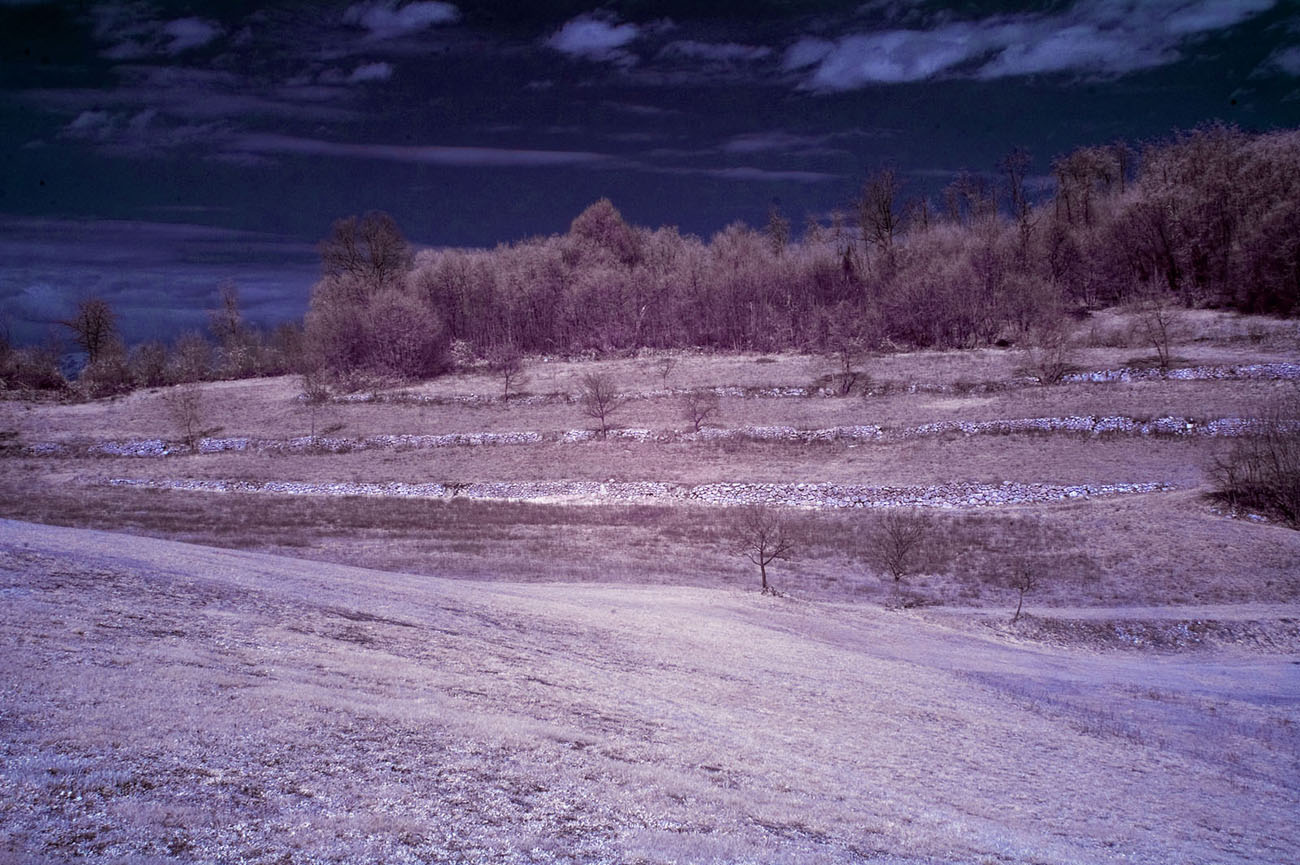 Paesaggio durante una salita