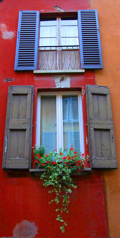 Finestre con fiori