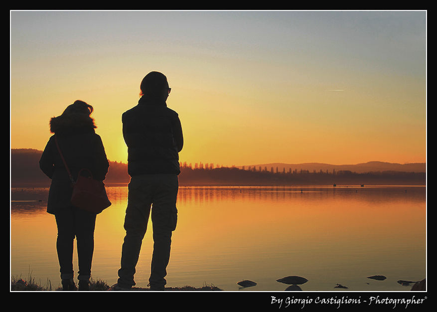 Lago di Varese. Tramonto