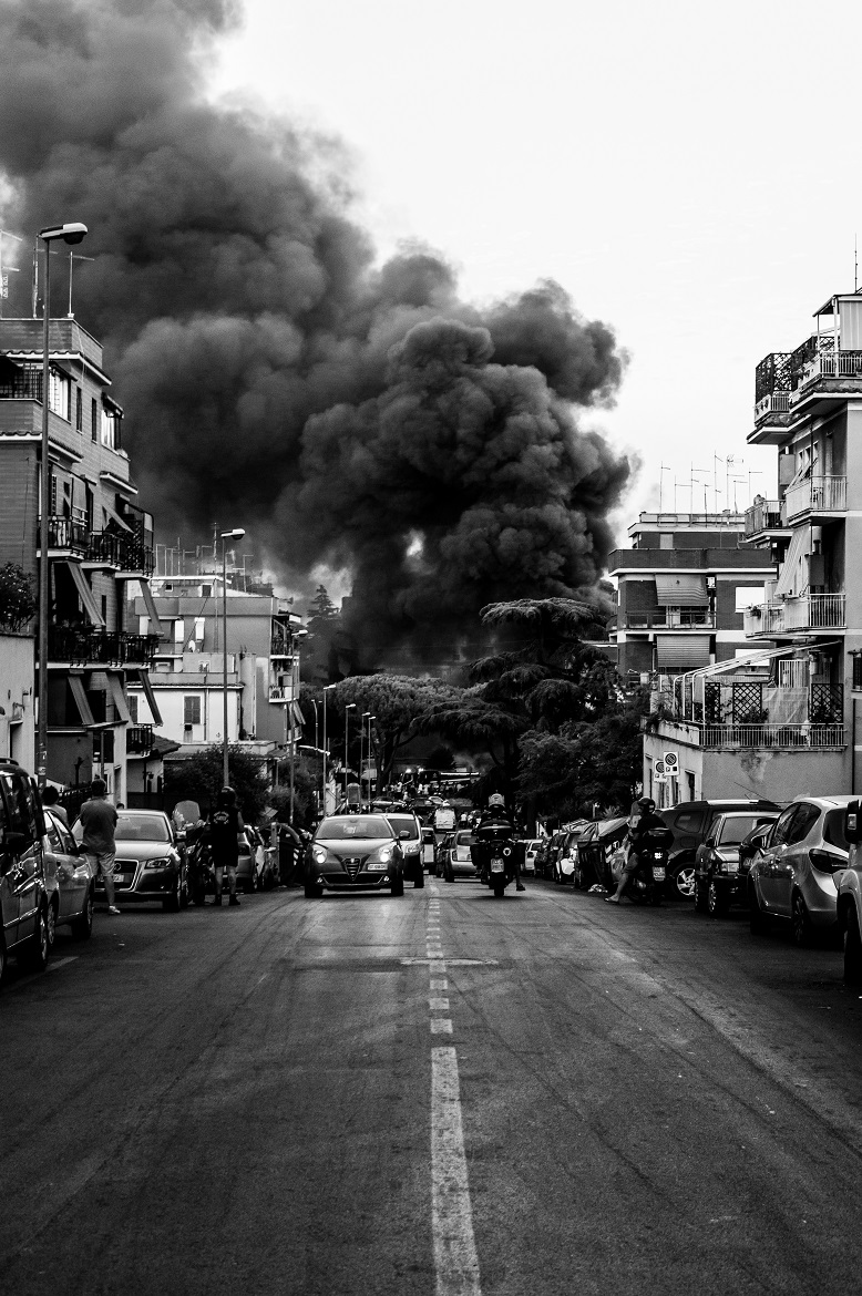 Roma brucia