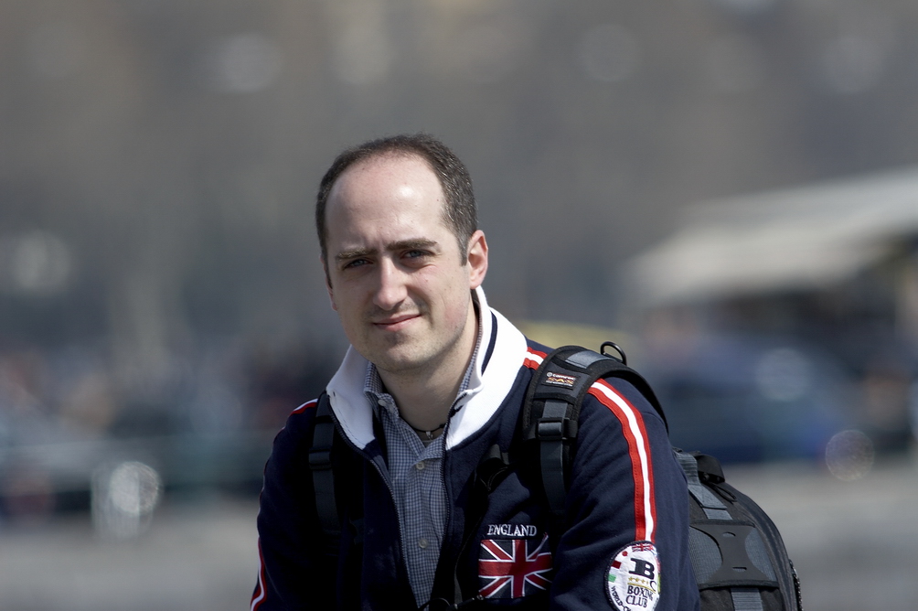 Io... col sole in faccia!