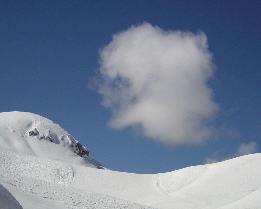 solo neve e cielo