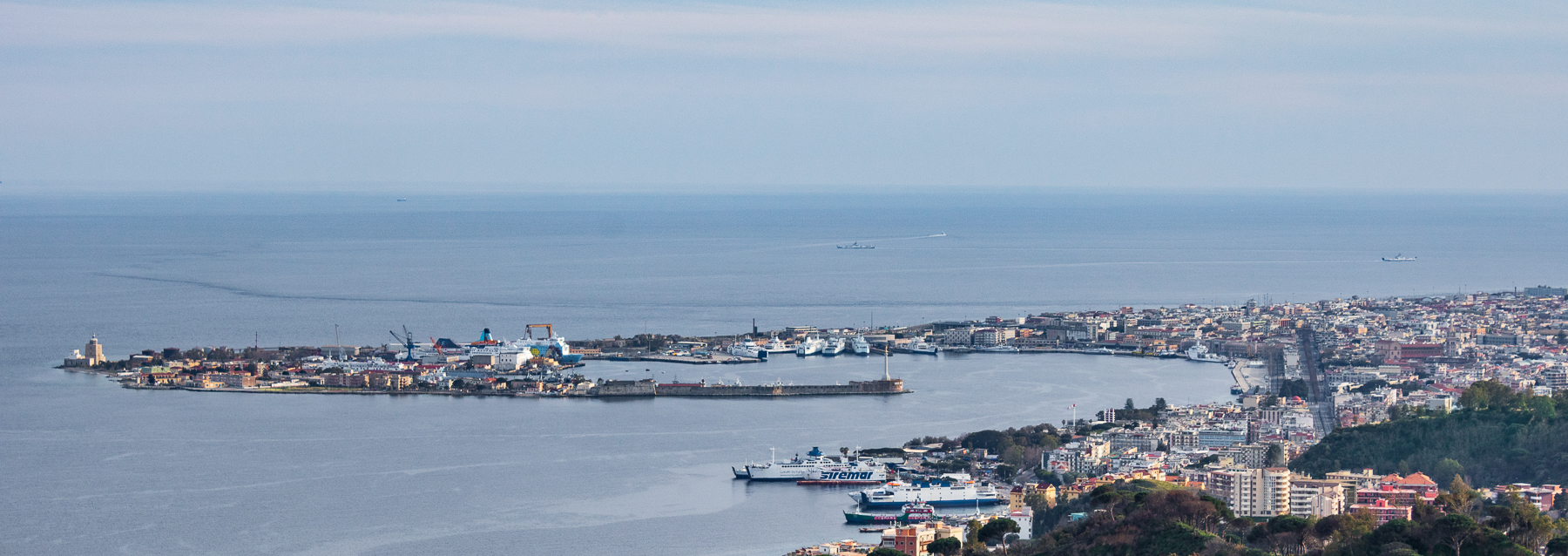 Panorama sul porto