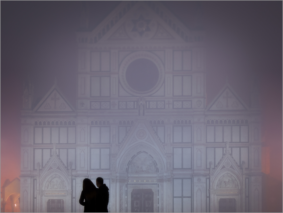 nebbia in Santa Croce