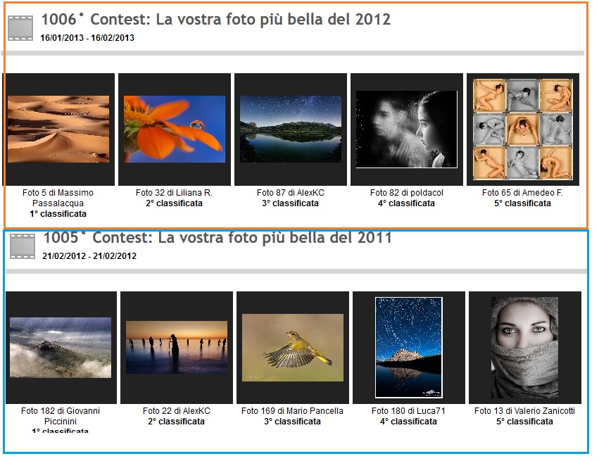La ns. foto piu' bella 2012 - 2011