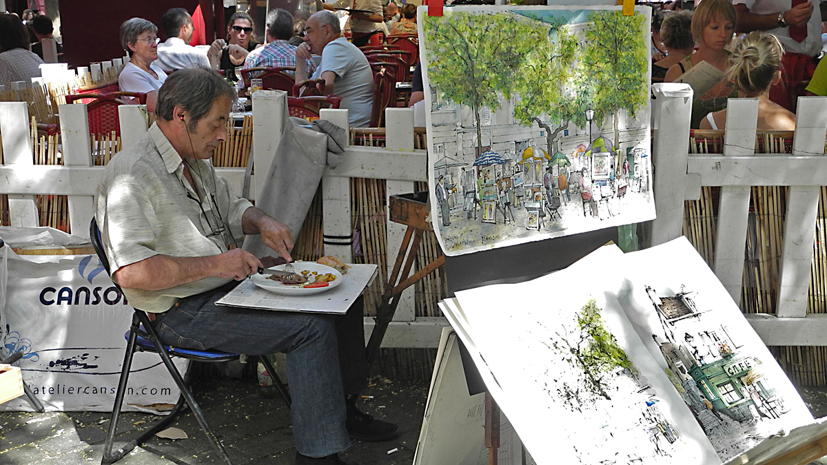 Pittore a Montmartre