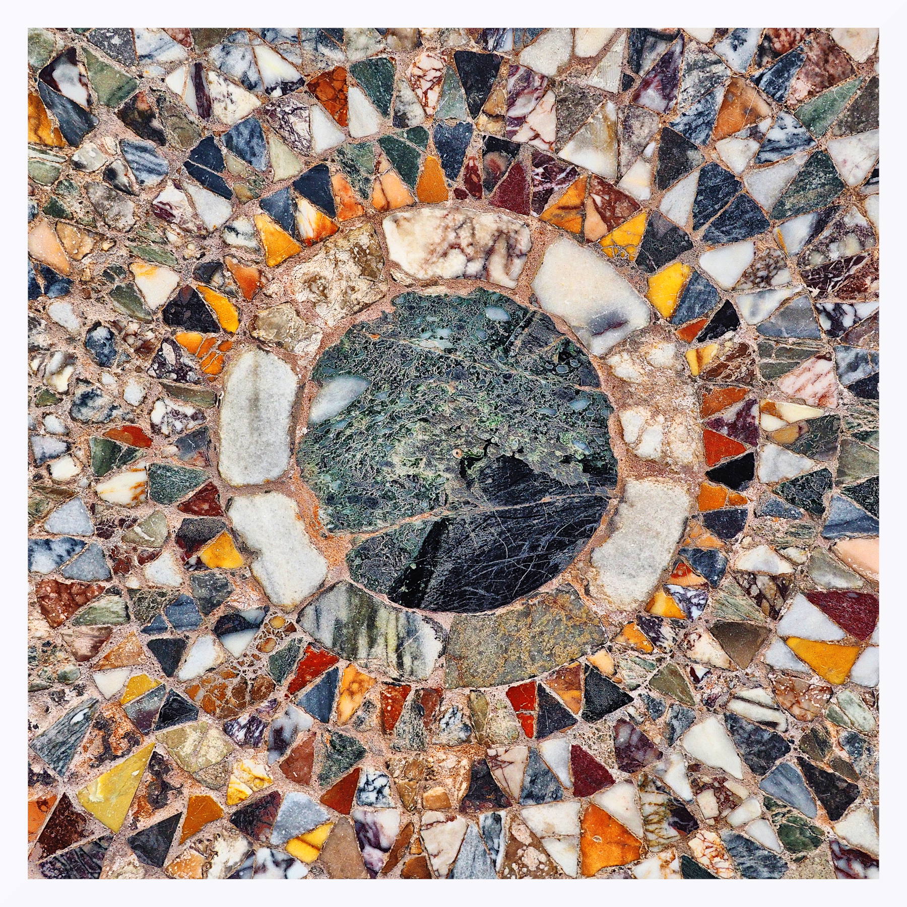 Dettaglio di mosaico pavimentale