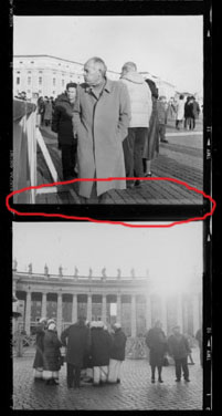 Esempio di infiltrazione di luce rollei