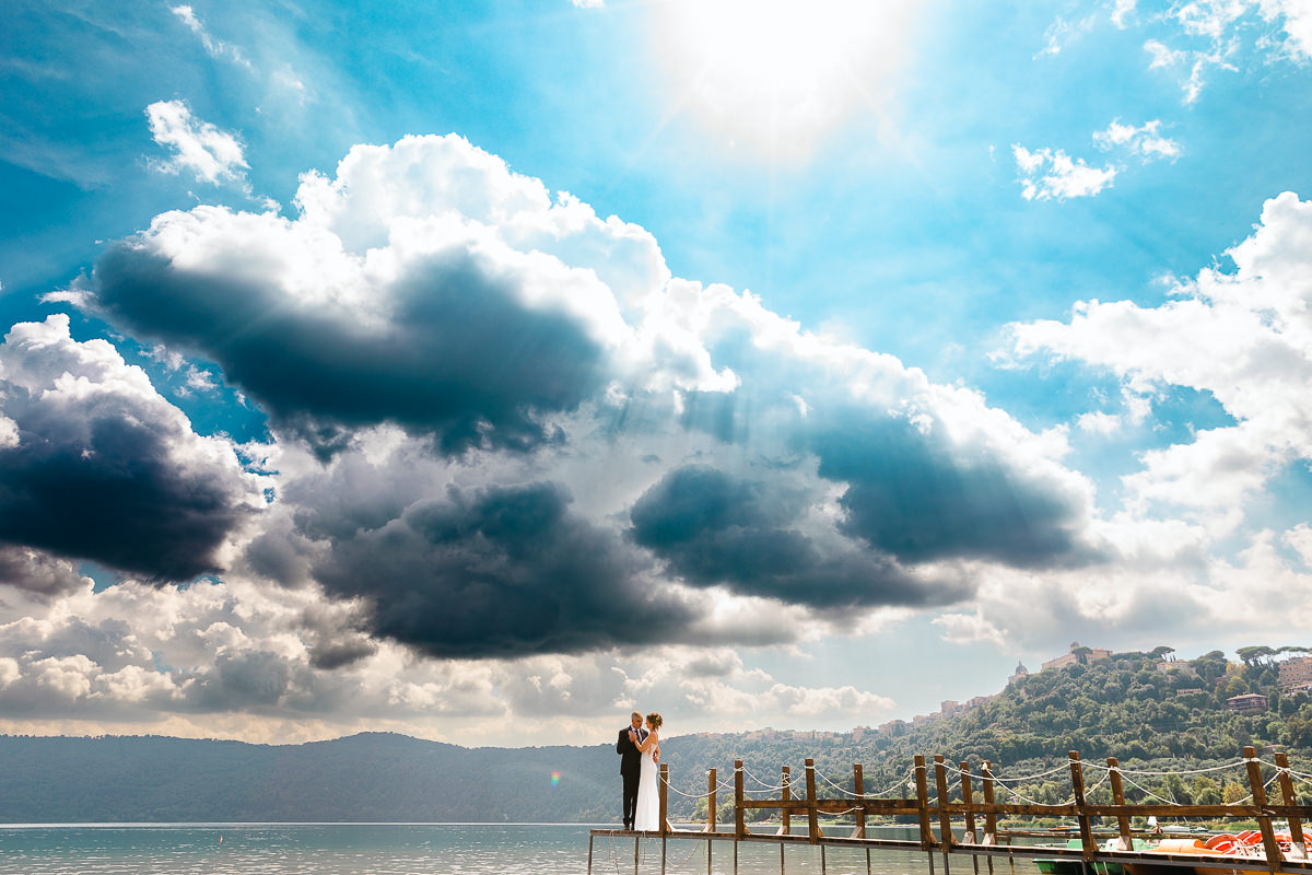 Sposi al lago di Castelgandolfo