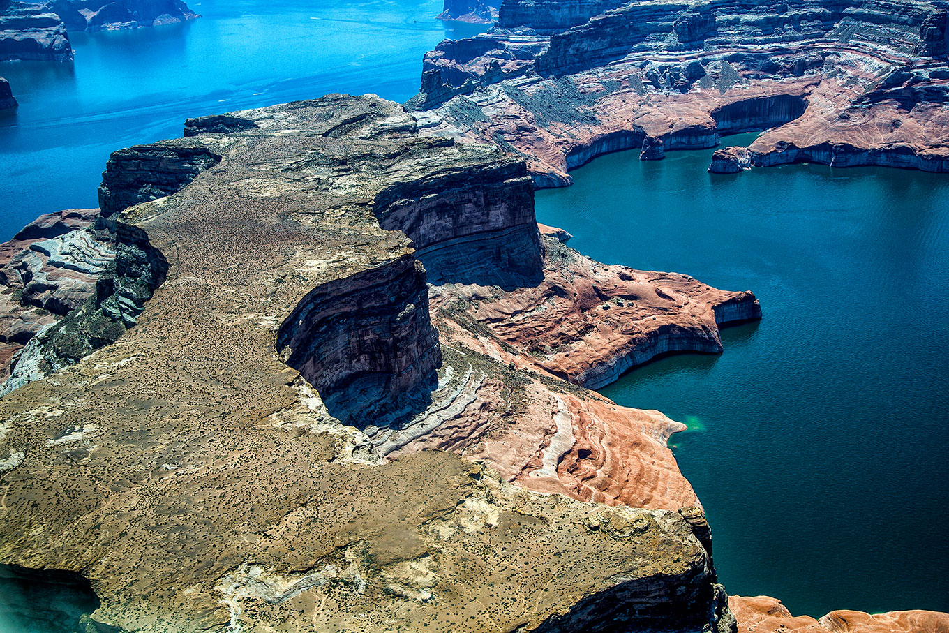 Lake Powell, dall'alto