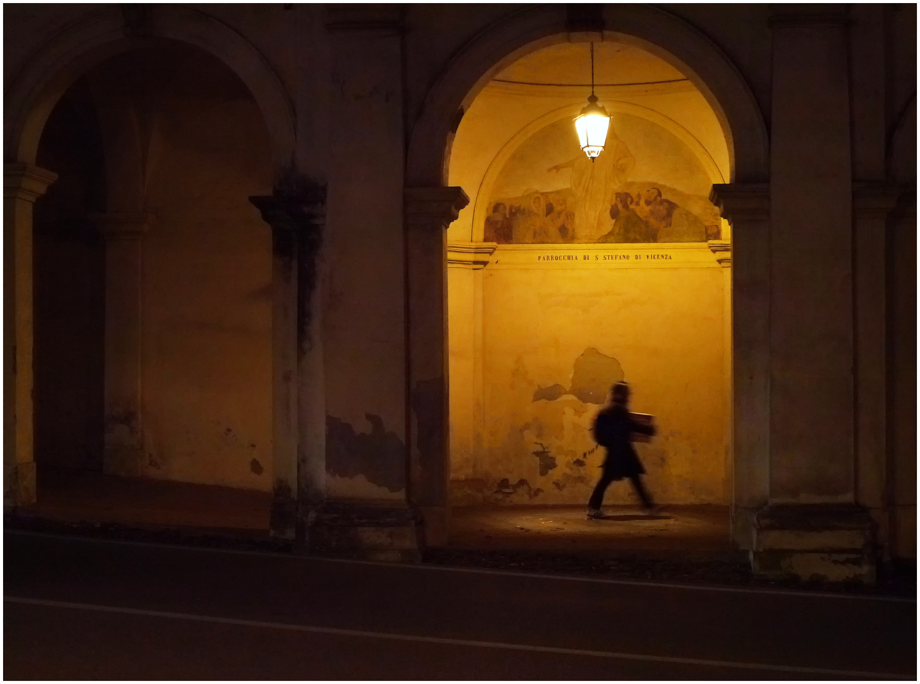 passante nell'oscurit