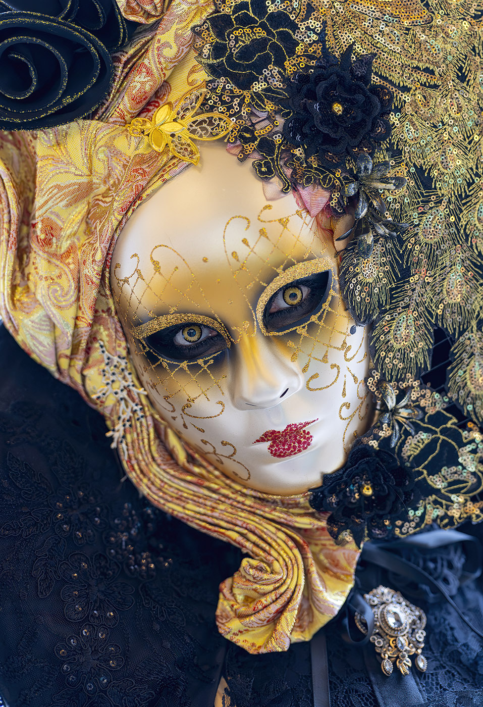 Venezia 2026 Particolare di una maschera