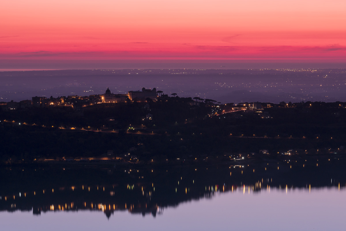 Castelgandolfo al tramonto