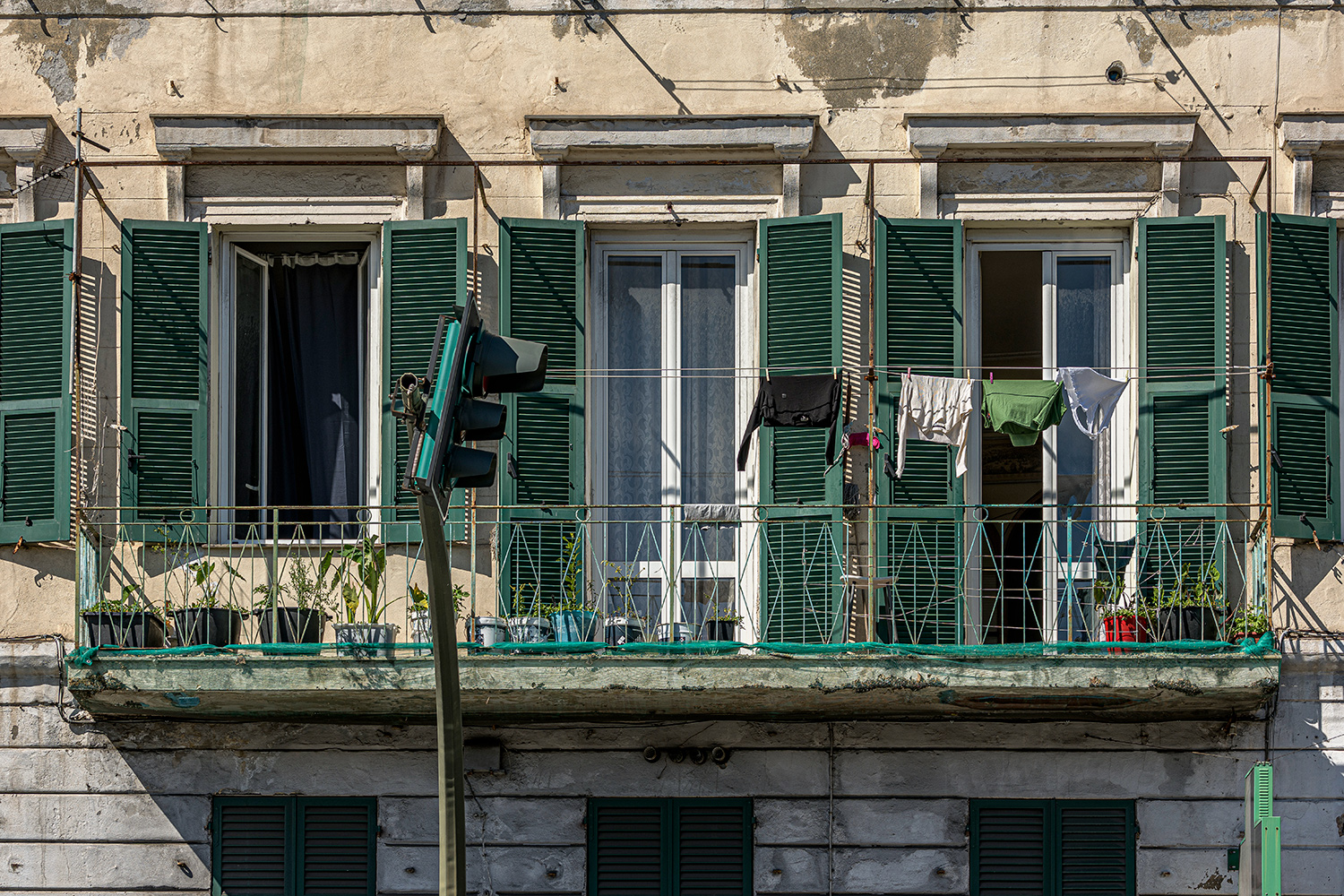 Balcone vista semaforo