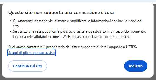 Connessione sicura