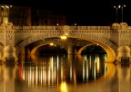 Arcate di un ponte sul Po a Torino