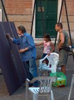 Durante la manifestazione "Calandriniana 2004" a Sarzana (SP)