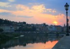 Tramonto sull'Arno Tramonto sull'Arno