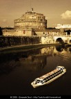 La fotografia  stata scattata con una macchina fotografica digitale. In un secondo momento  stata ritoccata a computer aumentando il contrasto, regolando la colorazione, togliendo le imperfezioni, applicando un filtro fotografico color seppia e un particolare effetto granulato.

Soggetto: Battello sul Tevere - Ponte e Castel Sant'Angelo - Ponte Vittorio Emanuele II - Roma

Tecnologia: Digital camera BENQ - DC E300 e Adobe Photoshop