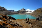 Il Lago e il ghiacciaio del Gries in Vallese.