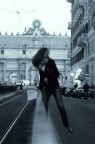 Roma, Via Flaminia. Sullo sfondo, il portale di Piazza del Popolo.
Nikon D50, 50mm AIS.