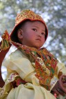 Myanmar - Child entering a temple Myanmar - Child entering a temple