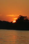 Tramonto sul Po Tramonto sul Po