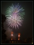 Fuochi d'artificio in occasione della festa del patrono di Peschiera del Garda