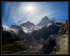 Il Monviso e le vette circostanti. Il Monviso e le vette circostanti.