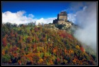 Alba nuvolosa sulla Sacra di San Michele. Avigliana, Torino# Alba nuvolosa sulla Sacra di San Michele. Avigliana, Torino#