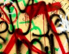 Graffiti sulle mura del museo di Sora (Fr)