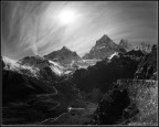 Il Monviso e le vette circostanti. Versione BN Il Monviso e le vette circostanti. Versione BN