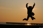 Salto nel tramonto Salto nel tramonto