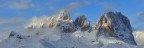 Dolomiti ,tra nubi e neve...............