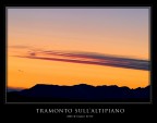 Tramonto sull'altipiano Tramonto sull'altipiano