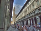 Sperimentazione dell'HDR sulla galleria degli Uffizi.