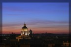 Tramonto dall'alto di Piazza di Spagna... Tramonto dall'alto di Piazza di Spagna...