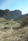 conca attrorniata dal catinaccio di antermoia e dalla croda da lago