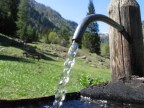 Fontana in montagna