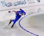 Universiadi Torino 2007.
Prestazione di Fabris sui 1000 m. maschili.
Medaglia d'oro!