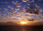 Tramonto sul mare. Tramonto sul mare.