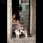 abuela, ni(g)no y perro abuela, ni(g)no y perro
