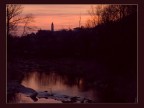 Tramonto sul fiume Serio Tramonto sul fiume Serio