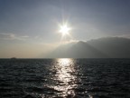 il lago  il Garda, fotografato da Malcesine