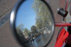 Amsterdam...dallo specchietto della vespa Amsterdam...dallo specchietto della vespa