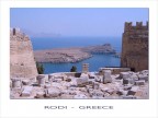 La foto  stata scattata all'acropoli di Lindos, cittadina a sud dell'isola di Rodi e successivamente ritoccata con Photoshop.