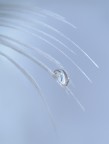 a single droplet in natural light