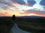 Contrasto di colori al tramonto Contrasto di colori al tramonto