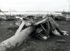 Il titolo Tutto  finito,  dovuto al fatto che questa barca  stata utilizzata per anni da alcuni pescatori della mia citt, ed  "sopravvissuta" alle intemperie ed alla forza del mare, quando era invece al riparo, ferma sulla spiaggia a godere il meritato riposo, una tempesta ha abbattuto un traliccio che l'ha colpita in pieno e......tutto  finito!